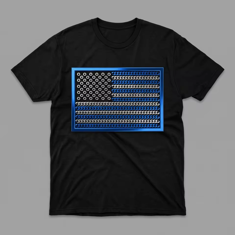 Custom American flag T shirt
